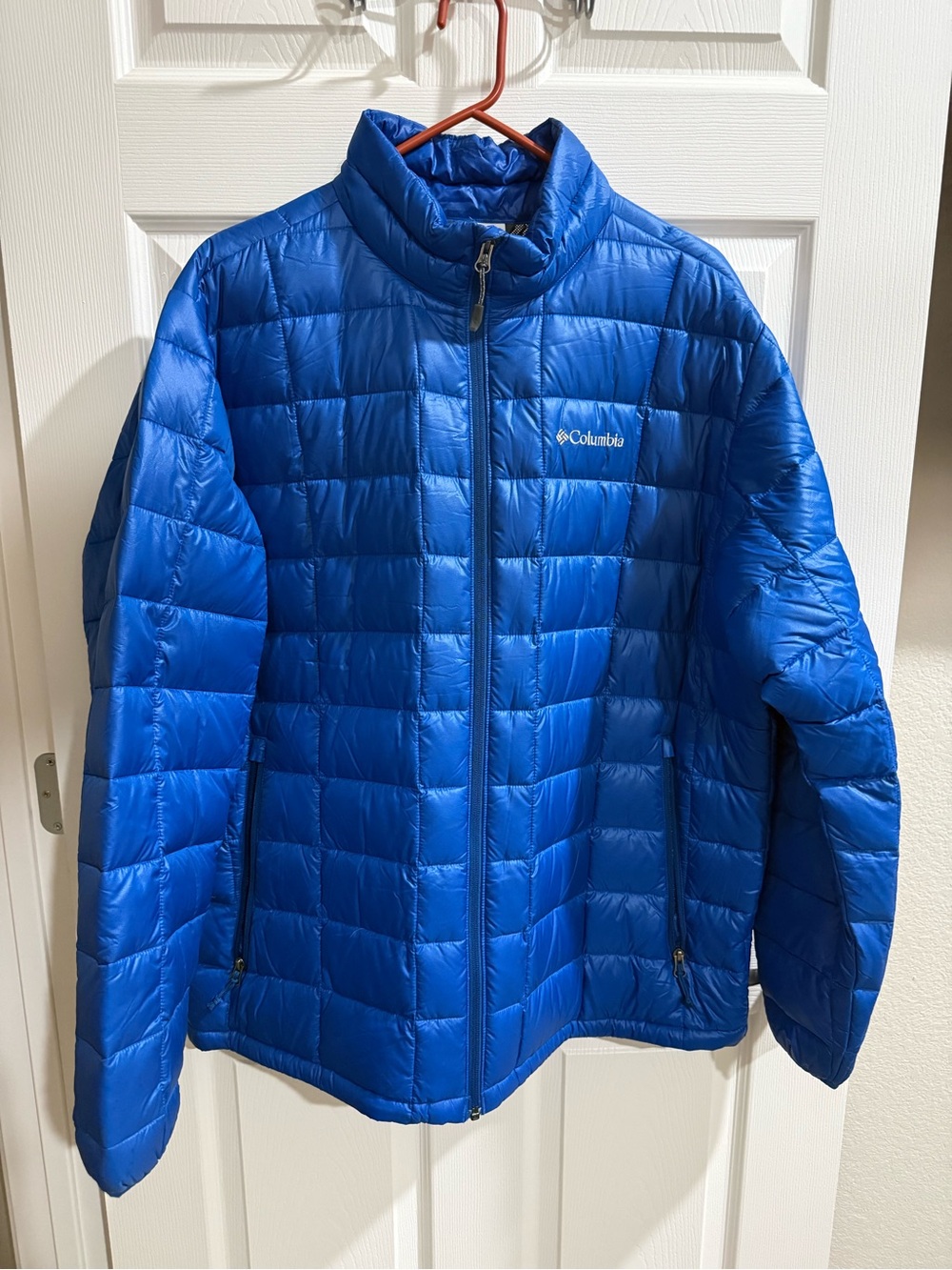 Columbia Mens Royal Blue Quilted Packable Puffer Jacket